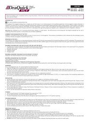 OQ CE HCV A4 PI_GB:Layout 1 - OraSure Technologies, Inc.