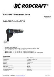 RODCRAFT Pneumatic Tools