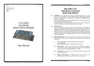 11-97-0000 1200 BAUD RADIO DATA MODEM User Manual - Salcom