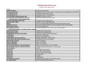 NAJRAE 2013 Auction Listing