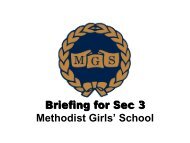 MGS 5th Regional Youth Conference - Methodist Girls' School