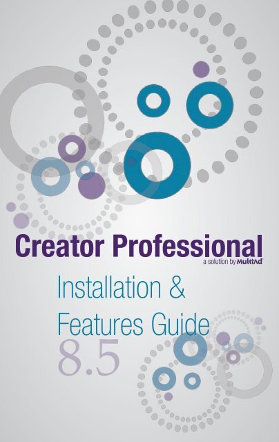 Creator 8.5 User Guide - MultiAd