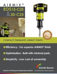 EOS 15-C25 & 30C-25 AirmixÂ® Pump - Kremlin Rexson Sames