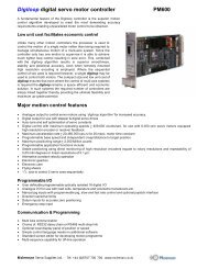 Mclennan PM600 Motion Controller - Mclennan Servo Supplies Ltd.