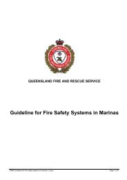 Guidelines - Queensland Fire and Rescue Service