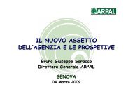 Intervento Bruno Soracco, Direttore Generale ARPAL