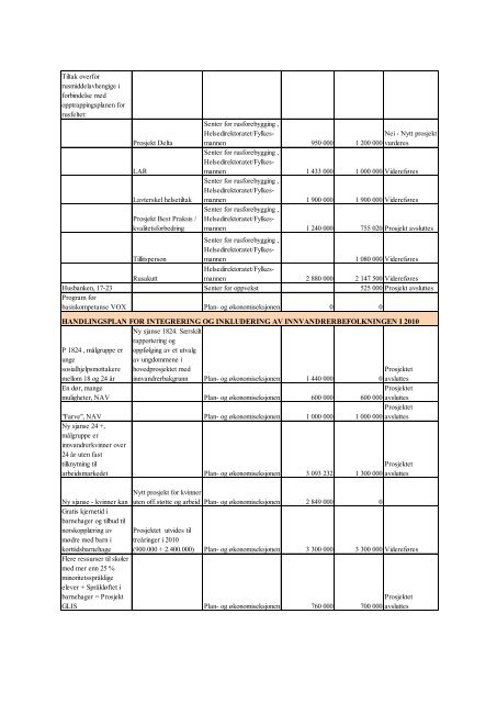 ÃƒÂ˜konomiplan 2011 - Drammen kommune