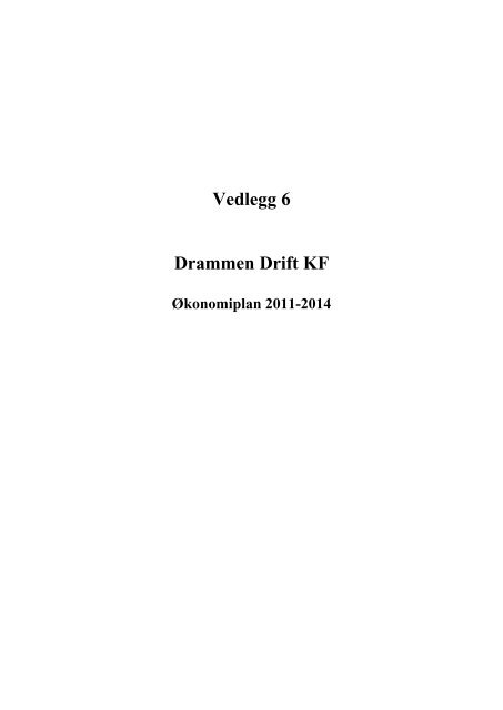 ÃƒÂ˜konomiplan 2011 - Drammen kommune