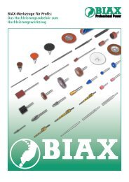 BIAX-Werkzeuge fÃ¼r Profis: Das HochleistungszubehÃ¶r zum ... - biax.pl