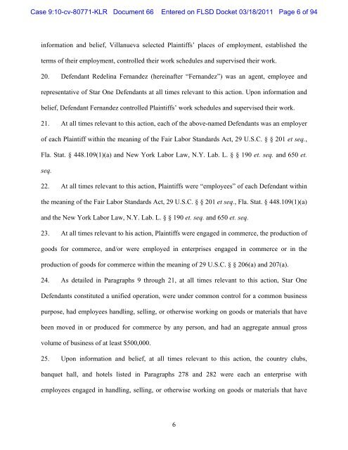 DE 65 - Second Amended Complaint 031811.doc - George ...