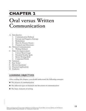Chapter 2 - Pearson Learning Solutions