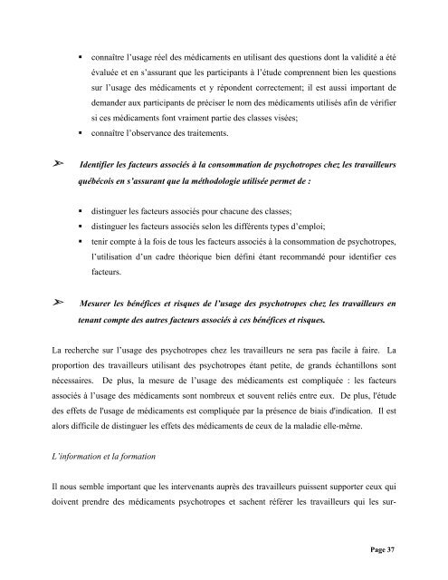 L'usage des mÃ©dicaments psychotropes chez les travailleurs ...