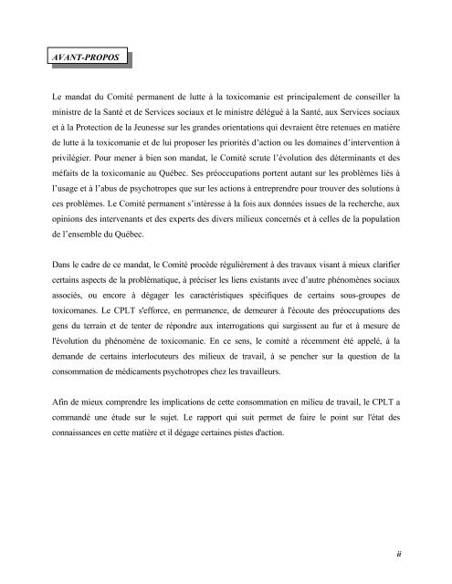 L'usage des mÃ©dicaments psychotropes chez les travailleurs ...