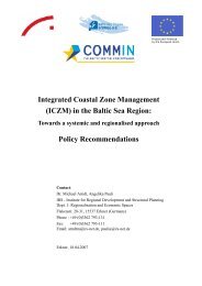 Integrated Coastal Zone Management (ICZM) in the ... - COMMIN