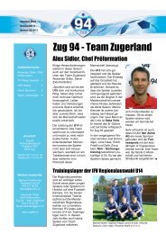 Newsletter - Oktober 2010 - Zug 94