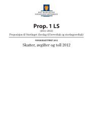 Prop. 1 LS (2011â2012) - Statsbudsjettet