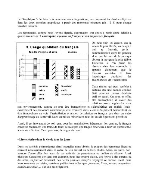 Vivre dans l'alternance linguistique - Base de données en ...