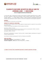 Classificazione Acustica unitÃ  immobiliari-1.pdf - Assiabo.it