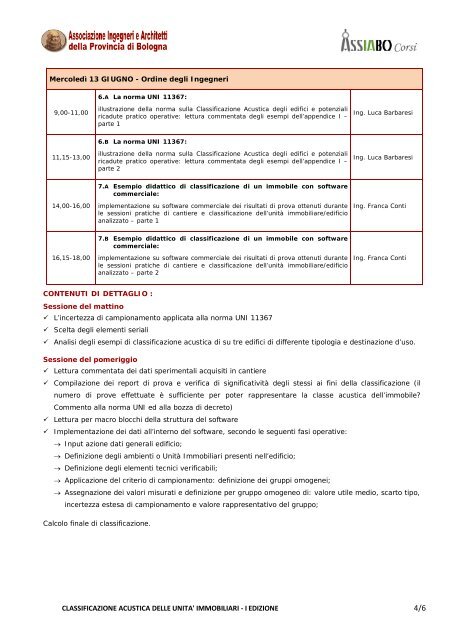 Classificazione Acustica unitÃ  immobiliari-1.pdf - Assiabo.it