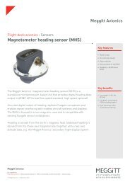 Meggitt Avionics Magnetometer heading sensor (MHS)