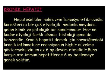 Kronik Hepatit