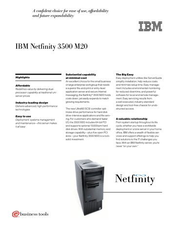 IBM Netfinity 3500 M20