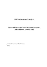 PODES Infrastructure Census 2011 Report on ... - psflibrary.org