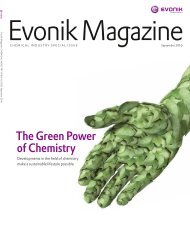 The Green Power of Chemistry - Evonik