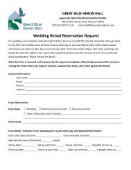 Wedding Event Reservation Request Form - Laguna de Santa Rosa ...