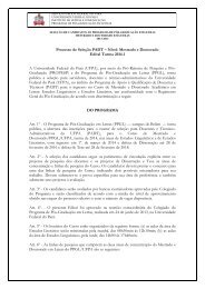 Processo de Seleção PADT – Nível: Mestrado e Doutorado ... - ascom