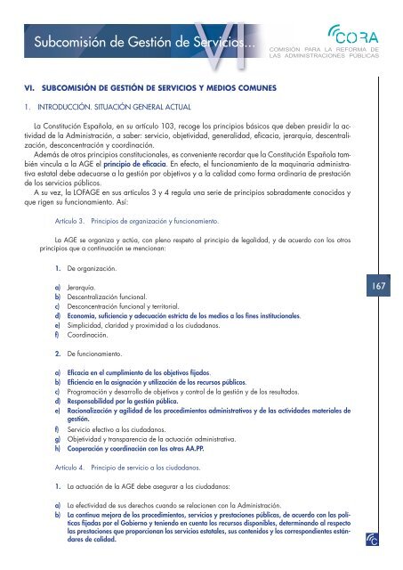 Reforma de las Administraciones PÃºblicas (CORA) - La Moncloa