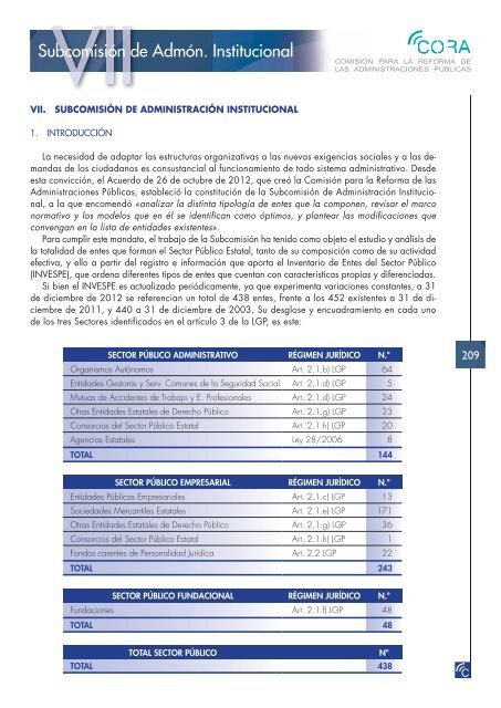 Reforma de las Administraciones PÃºblicas (CORA) - La Moncloa