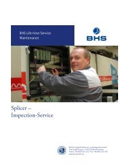 Splicer â Inspection-Service - BHS ?? Corrugated