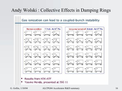 Accelerator physics summary & report on UCLC + LCRD R&D ...