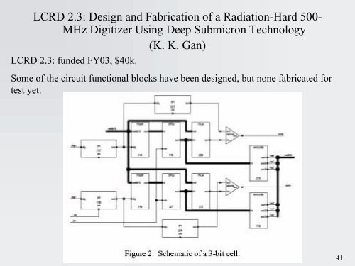 Accelerator physics summary & report on UCLC + LCRD R&D ...