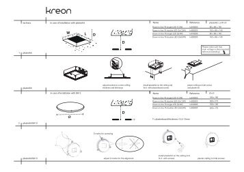 installation manual - Kreon
