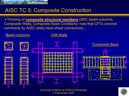 aisc research program - UIUC Newmark Structural Engineering ...