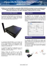 Passerelle WebdynGate Easy Coronis/10V WGE-COR-DAC