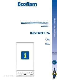 Manuale utente INSTANT 26 - Elco Ecoflam