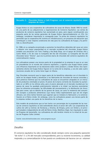 Acceso a los Mercados y Comercio Responsable: - unido