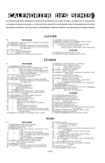 Guide de semis LE PAYSAN ( 1 )