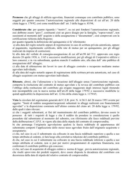 DGR 15 novembre 1994, n. 8985 - Regione Lazio
