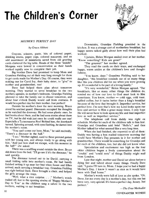 Covenanter Witness Vol. 86 - Rparchives.org