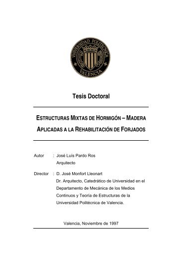 Tesis Doctoral ESTRUCTURAS MIXTAS DE HORMIGÓN - RiuNet