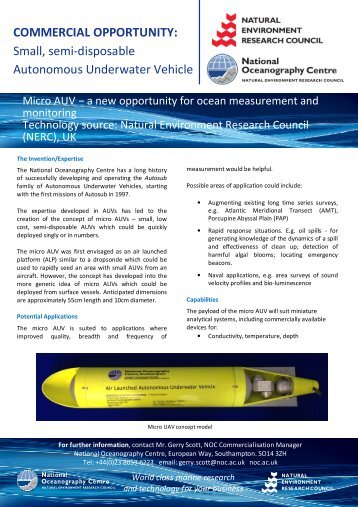 Micro AUV NOC flyer.pdf - National Oceanography Centre