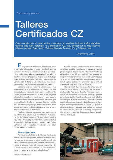 Talleres Certificados CZ - Centro Zaragoza