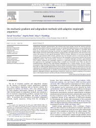 On stochastic gradient and subgradient methods with adaptive ...