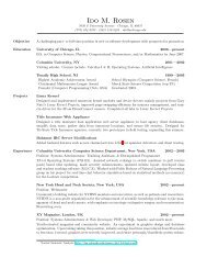 Ido M. Rosen - People - University of Chicago