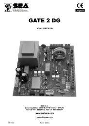 Manuale GATE 2 DG Rev.00 ING TRADOTTO - SEA (UK)