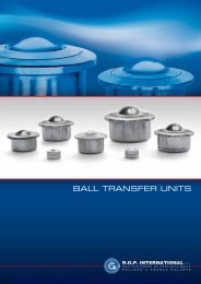 BALL TRANSFER UNITS R.G.P. International - Industrial Technologies